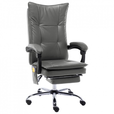 Krzesło biurowe z funkcją masażu, antracytowe,