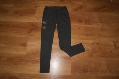 Legginsy zimowe ocieplane 152 11-12 lat jak nowe