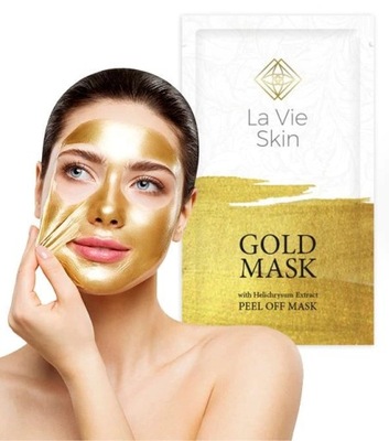 La Vie Skin _ Gold Mask Z PYŁEM ZŁOTA 24K