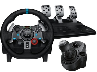 KIEROWNICA LOGITECH G29 PC PS4 PS5 + DRIVING FORCE SHIFTER BIEGI