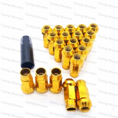 Muteki SR48 Steel Wheel Lug Nuts Length 48mm M12x1.5/M12x1.25 20Pcs/~23701