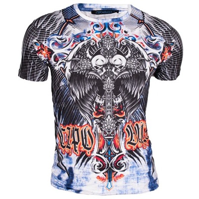 T-shirt Cipo Baxx Męski Koszulka Skull Wings