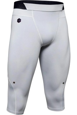 Spodnie Under Armour legginsy getry sportowe męskie do kolan krótkie r. L