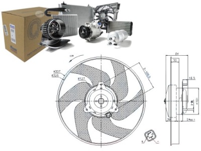 Nissens вентилятор радиатора citroen berlingo xant фото №1