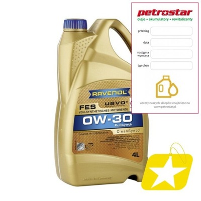 RAVENOL FES SAE 0W30 USVO 4L