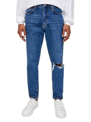 Spodnie męskie PULL&BEAR denim jeansowe r. 42