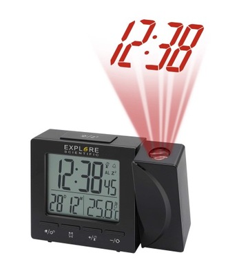 Zegar budzik Tupperware czarny 10cm