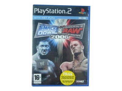 SMACK DOWN VS RAW 2006 płyta bdb+ komplet PS2