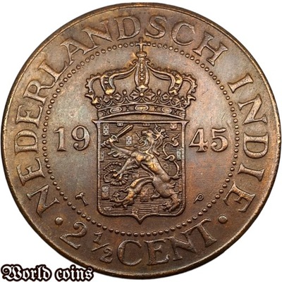 2 1/2 CENT 1945 INDIE HOLENDERSKIE