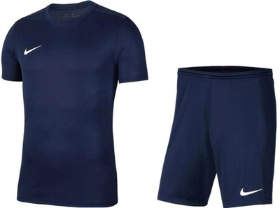 NIKE STRÓJ SPORTOWY NA WF KOSZULKA+SPODENKI Jr r128