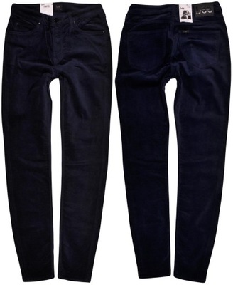 LEE spodnie NAVY jeans SCARLETT HIGH _ W26 L31