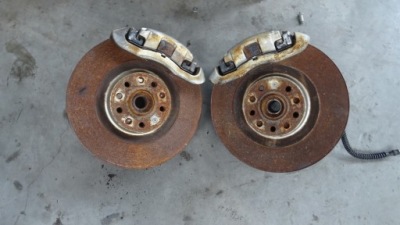 Golf v r32 audi a3 s3 8p 3.2 v6 swap суппорты тормозные диски перед передние 345mm фото №1