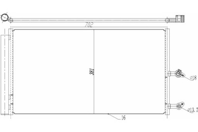 HART CONDENSADOR CONDENSADOR DE ACONDICIONADOR VOLVO XC90 14-  