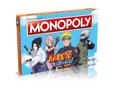 Oryginalna Gra planszowa Winning Moves Monopoly Naruto