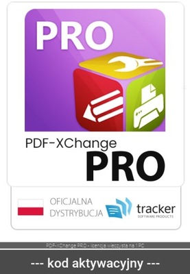 PDF-XChange PRO - licencja wieczysta na 1PC