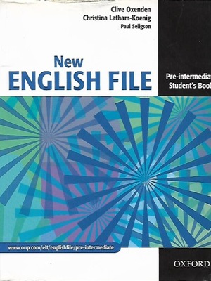NEW ENGLISH FILE PRE-INTERMEDIATE STUDENT'S BOOK