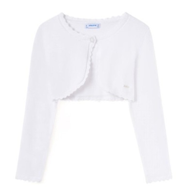 Bolerko sweter białe dziewczęce Mayoral 332-95 r. 162