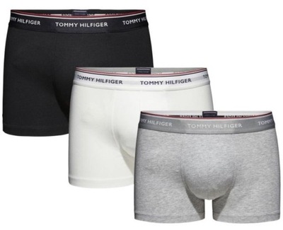 TOMMY HILFIGER Trunk bokserki 3 szt. ORYGINAŁ - XL