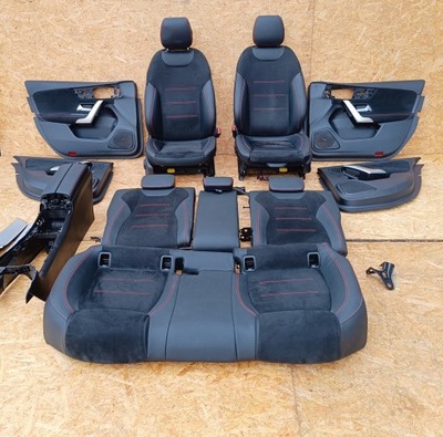 Mercedes a-klasa w177 amg kpl. середина салон сиденья обивка idealna фото №1