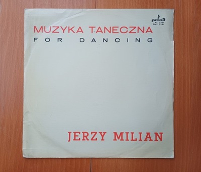 Jerzy Milian – Muzyka Taneczna / For Dancing