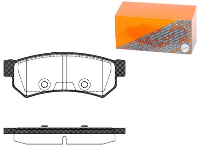ZAPATAS DE FRENADO PARTE TRASERA CHEVROLET LACETTI 0 5- DRIVE+  