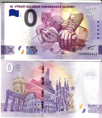 Banknot 0-euro-Czechy -2021-2A 30.Roc. Visegradske
