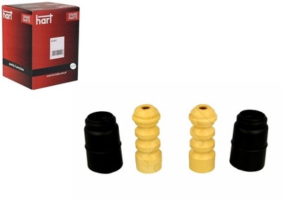 Комплект защита i отбойники амортизатора seat vw задняя hart фото №1