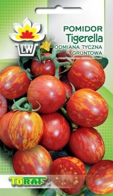Pomidor gruntowy tyczny Tigerella Nasiona 0,5g