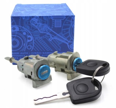 Вкладиші замка двері перед ліва+ права vw passat b5 96-05 фото №1