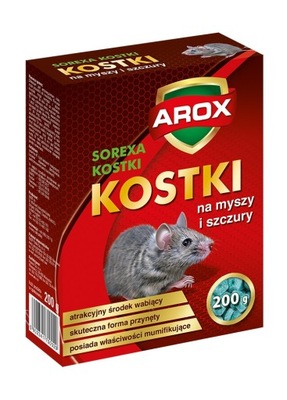 Kostki na myszy i szczury 200g AROX