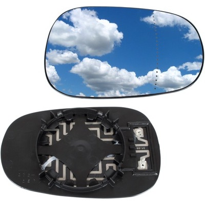 Renault clio ii 2 вкладыш стекло зеркало с подогревом p фото №1