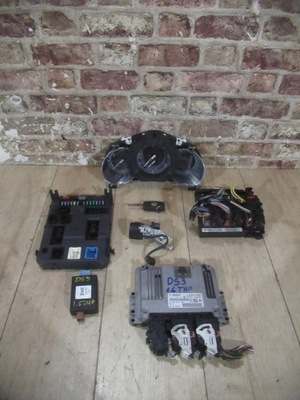 Бортовий комп'ютер набір стартовий 9666325680 citroen ds3 1.6 thp 2010/2016 rok фото №1