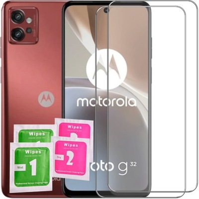 2-Pak SZKŁO HARTOWANE SZYBKA do MOTOROLA MOTO G32 / MOTOROLA MOTO G42