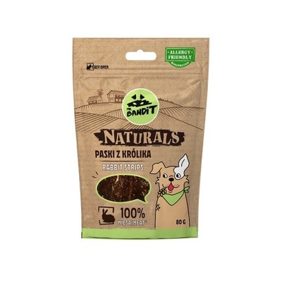 Mr. Bandit Naturals Paski z Królika 80 g