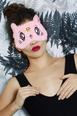 MASKA opaska na oczy do spania wkład żelowy