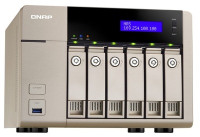 SERWER NAS QNAP TVS-663 AMD GX-424CC 8GB RAM 0TB