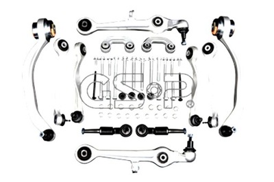 КОМПЛЕКТ РЫЧАГОВ VW AUDI 12 + БОЛТЫ GSP