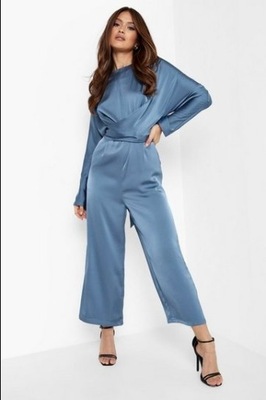 BOOHOO KOMBINEZON SATYNOWY ELEGANCKI _ 42 XL