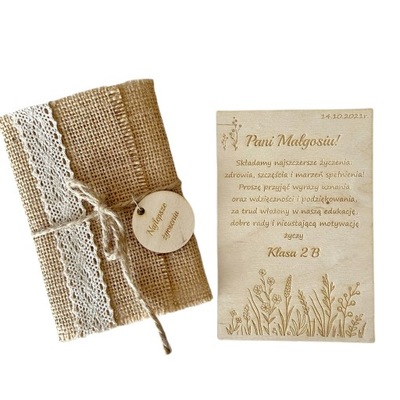 Kartka dla Nauczyciela Koniec Roku Podziękowanie