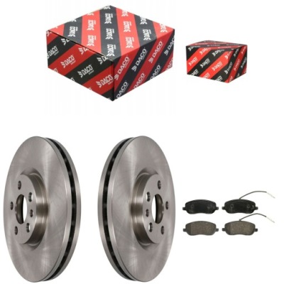 Гальмівні диски гальмівні колодки перед citroen c8 jumpy scudo ulysse phedra peugeot 807 expert фото №1