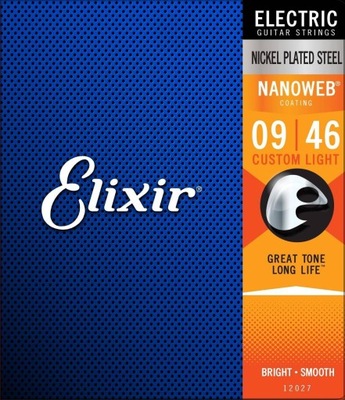 Elixir NanoWeb 9-46 struny do gitary elektrycznej