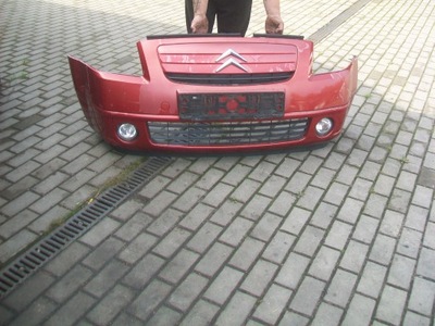Бампер передній kompletny оригінал citroen c2 колір ekqd фото №1