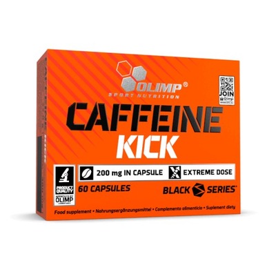 Olimp Caffeine Kick kofeina 200 mg 60 kapsułek