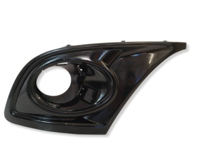 Renault megane 3 рестайлинг  11-13 решётка рамка решётка  левая бампер перед фото №1