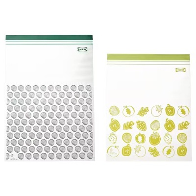 IKEA woreczki ISTAD torebki STRUNOWE zielony 30szt
