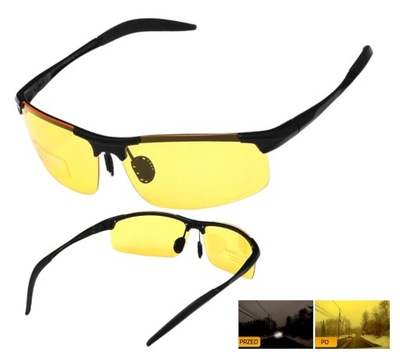 LENTES PARA KIEROWCOW PARA CONDUCTOR NOCA -NIGHT VISION 1 PIEZA ZOLTE CE  