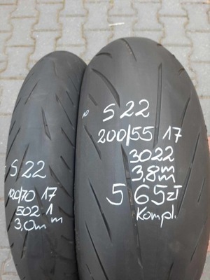 BRIDGESTONE BATTLAX S22 200/55/17 120/70/17 