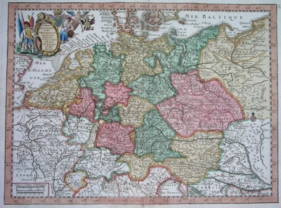 1757 MAPA POLSKA Warszawa Kraków Gdańsk ŚLĄSK POMORZE WIELKOPOLSKA Prusy