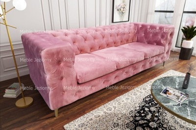 Stylowa sofa pikowana chesterfield new
