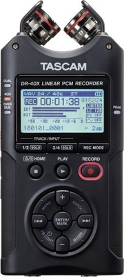 Rejestrator cyfrowy przenośny Tascam DR-40X - USB